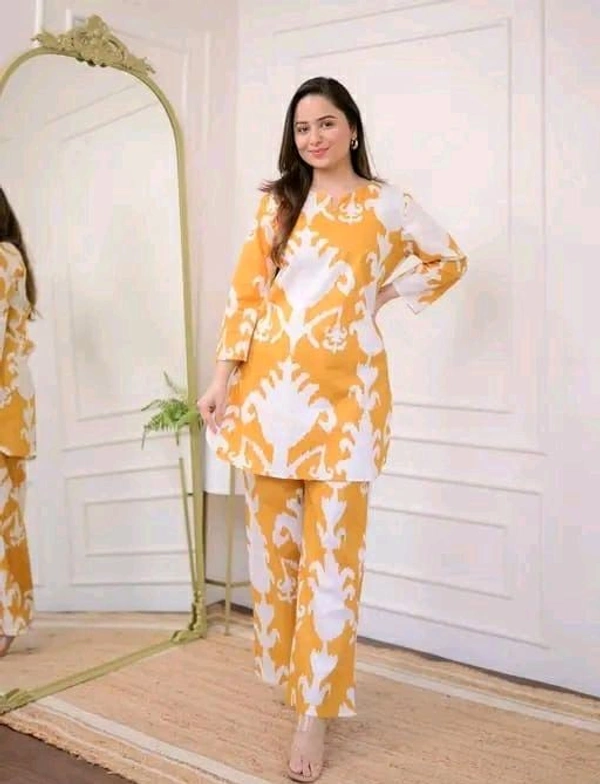 SF2  5454 Beautiful  Rayon Fabric Codeset - Yellow, L-40