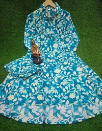 SF2  5461 A Beautiful cotton co-ord set that's perfect for work   - 3XL-46, Blue
