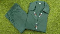 SF2  5470 "Stay cool and stylish  long with our sleeveless Cotton  kurta pant set -  - Green, XL-42