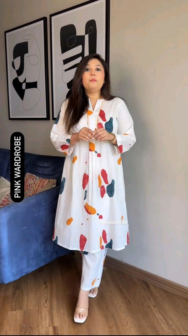 SF2  5481 *Full heavy cotton Featuring beautiful Heavy CORD-SET Suit  - 2XL-44