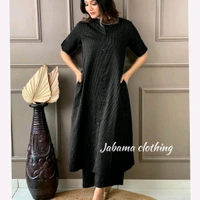 SF2  5483 Premium Fine Cotton  Designer Co-erd set in *Aline Kurta Pant - Black, M-38