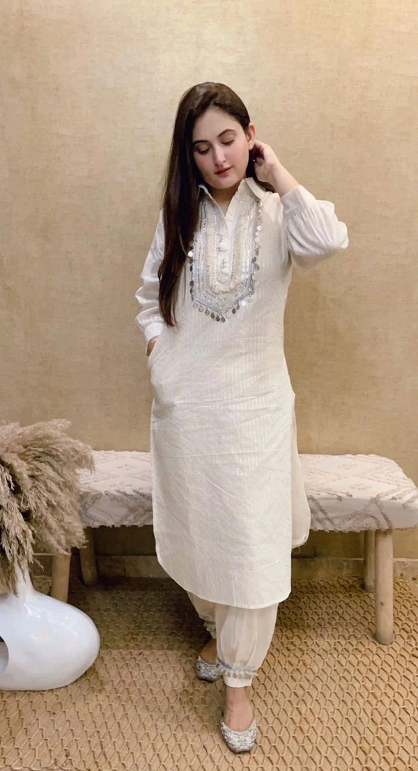 SF2  5484 Premium lurex Kurti with designer Afghani Salwar  - 2XL-45