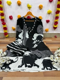 SF3  5486 Heavy party wear Rayon cord -set suit  elegant Reyon sulb hand embroidery work suit... - M-38