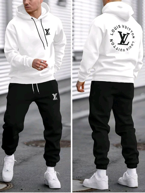 5490 Winter Tracksuits Full Warm "Hoodie + Lower"LVBest Quality -  - White, S-36
