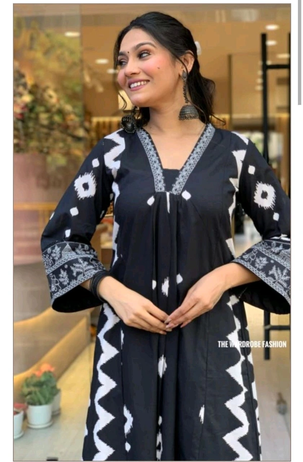 SF3  5493  New Cotton  anarkali kurta set. -Beautiful embroidery work - L-40