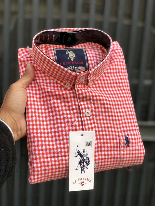 5504 *_TREND to be FASHION_**SHIRT* with COTTON stuf SMART Stitchin STANDARD - Red, XL-42
