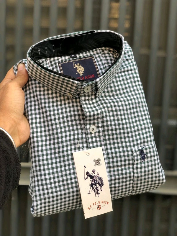 5504 *_TREND to be FASHION_**SHIRT* with COTTON stuf SMART Stitchin STANDARD - Green, M-38