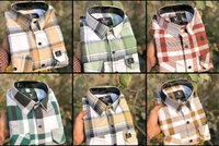 5506 VERY HIGH DEMANDED CLASSIC SHIRT’S BRAND -LV & AMIRI - Red, S-36