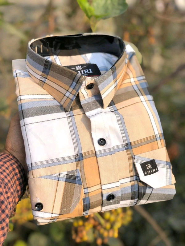 5506 VERY HIGH DEMANDED CLASSIC SHIRT’S BRAND -LV & AMIRI - Web Orange, L-40
