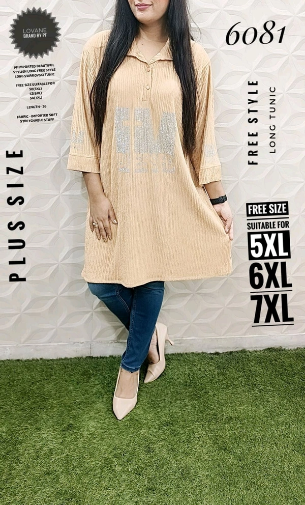 5514   IMPORTED  BEAUTIFUL STYLISH FREE STYLE LONG SWAROVSKI  IMPORTED SUPERB QUALITY STUFF  - Gold, 5XL-48