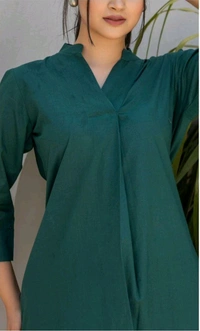 SF2  5536 *_NEW BEST QUALITY COTTON SOLID KARTA SET - Green, 2XL-44