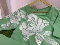NEV 5591 pure cotton range coord sets comes to - Green, L-40