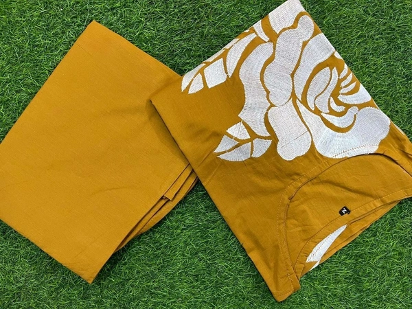 NEV 5591 pure cotton range coord sets comes to - Yellow, L-40