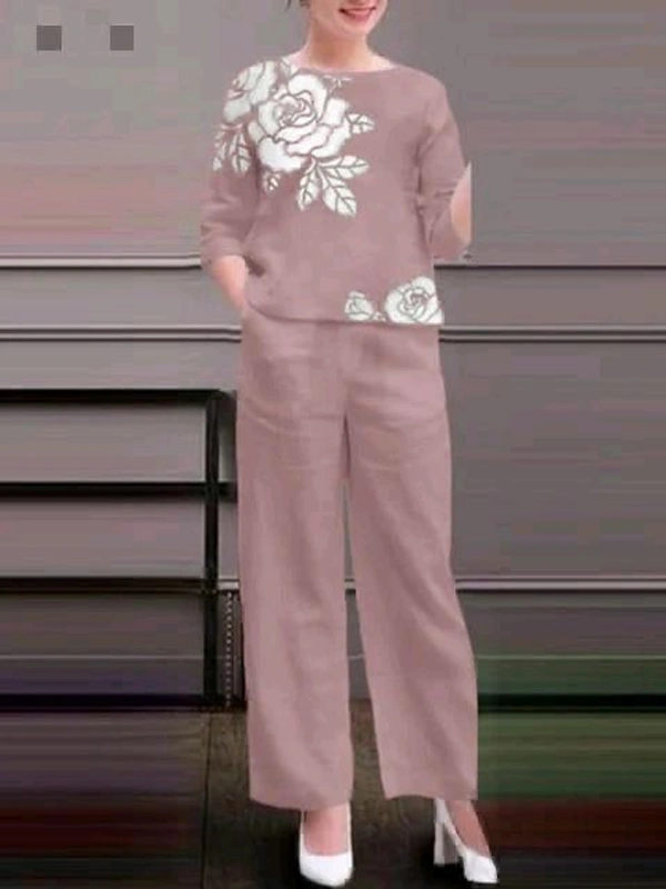 NEV 5591 pure cotton range coord sets comes to - Peach, XL-42