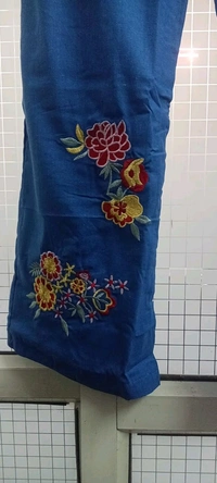 KD18  5592 *PRETTY POCKET EMBROIDERED COORDSET*: Cotton  - M-38