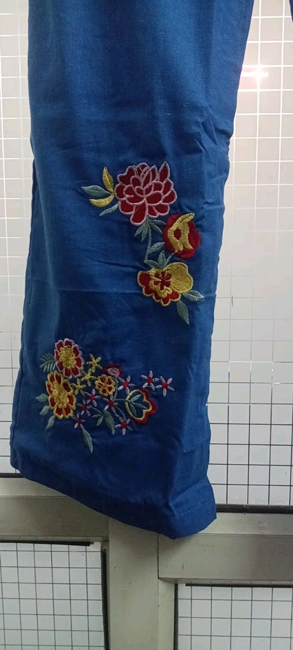KD18  5592 *PRETTY POCKET EMBROIDERED COORDSET*: Cotton  - M-38