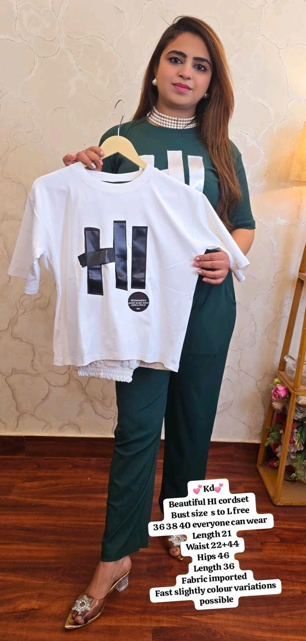 KD18  5598 Beautiful  cordset  imported stretchable - White, L-40