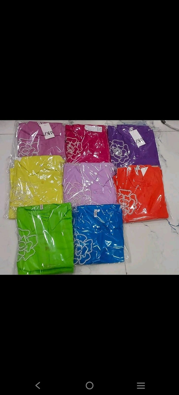 KD18  5601 High Quality Cotton  Cord set Both side pocket  - Lite Pink, S-
