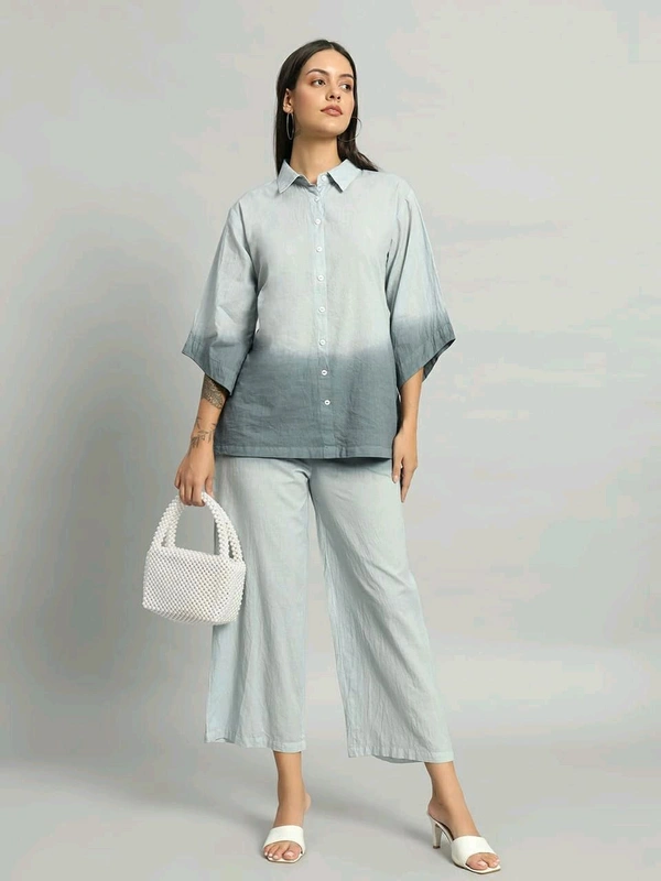 KDJ 5619 🌹💥 NEW DESIGN COTTON  CO-ORD SET - Gray, M-38