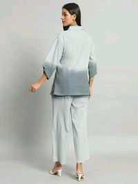 KDJ 5619 🌹💥 NEW DESIGN COTTON  CO-ORD SET - Gray, M-38