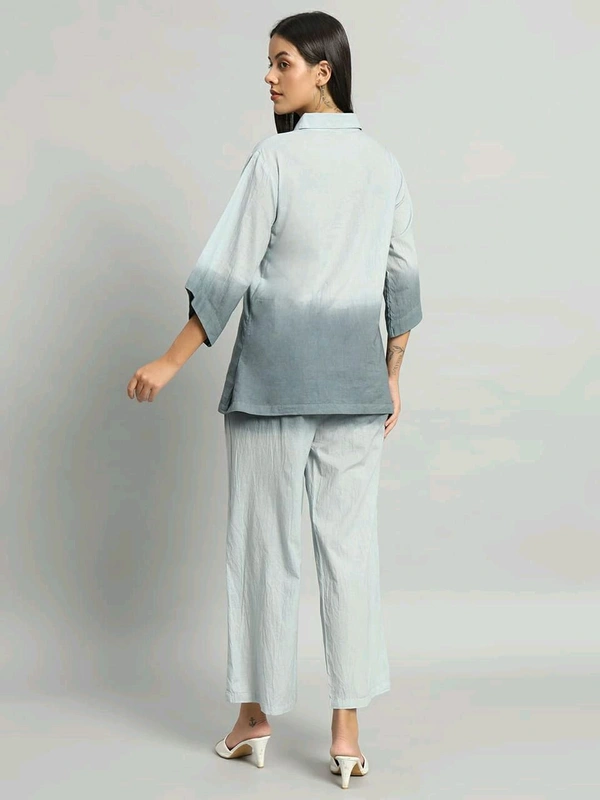 KDJ 5619 🌹💥 NEW DESIGN COTTON  CO-ORD SET - Gray, M-38