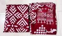 SF5 5620 *Newest Jaipur print _aline cord -set 
Design Kurti with side pocket*

 - Maroon, 2XL-44