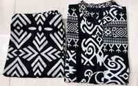 SF5 5620 *Newest Jaipur print _aline cord -set 
Design Kurti with side pocket*

 - Black, M-38