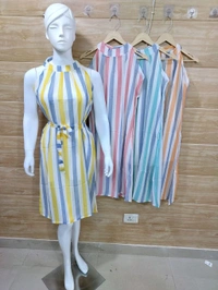 KD18  5621 *  Stylish dresses*  Georgette
     - Yellow, L-40