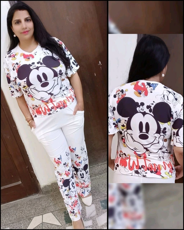KD18  5623 Mickey 🐭 mouse 
Both side pocket imported stretchable High quality 
 - White, 38-