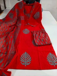 KDJ 5628 *Heavy Cotton*  Sequence Work Kurti with Hand work Pant 


 - Maroon, 2XL-44
