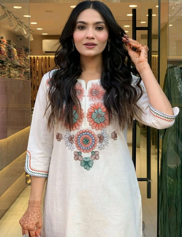 SF5 5630   Chic Brush Printed Co-ord Sets  South Cotton flex Work: Embroidery - L-40