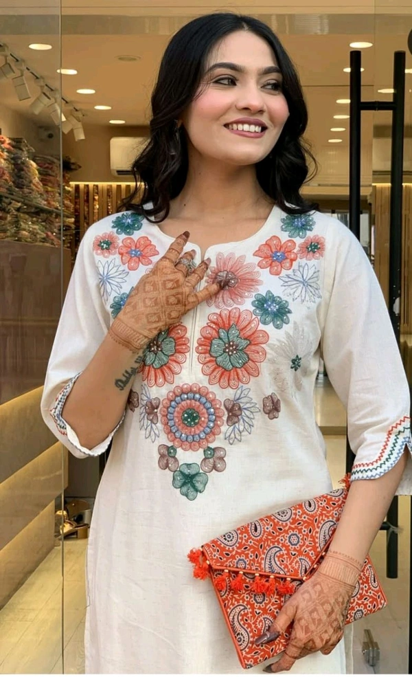 SF5 5630   Chic Brush Printed Co-ord Sets  South Cotton flex Work: Embroidery - L-40