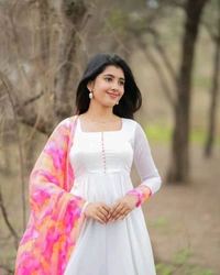 DSS 5633 Soft Georgette SLPASH ANARKALI Kurta Pant With Duptta 
 - 2XL-44