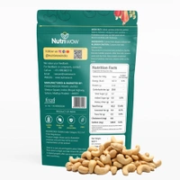 Nutriwow Premium Classic Roasted & Salted Cashew 200g & Premium Green Raisins 500g | Kaju and Kishmish - 700g