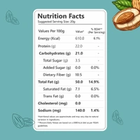 Nutriwow Premium Roasted & Salted Cashew & Almonds| Kaju and Badam | 400g (200g each) - 400g, Roasted & Salted