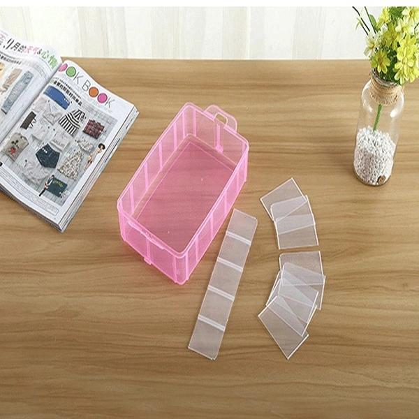 10 Grid Plastic Storage Organiser Box (Random Colour)