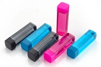 1000ml Square Shape Plastic Water Bottle With Square Cap(Pack Of 3 )