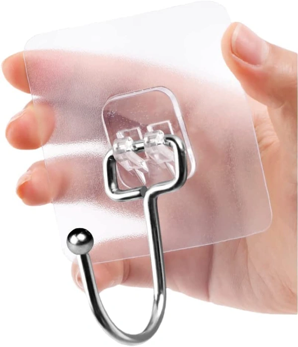 10079 Heavy Duty Waterproof and Rustproof Wall Hooks Multipurpose (5pcs Set) Upto 10KG - 5pcs