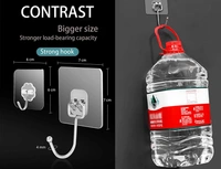 10079 Heavy Duty Waterproof and Rustproof Wall Hooks Multipurpose (5pcs Set) Upto 10KG - 5pcs