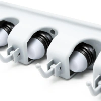 BKH199 5-Layer Multipurpose Wall Mounted Mop And Broom Holder