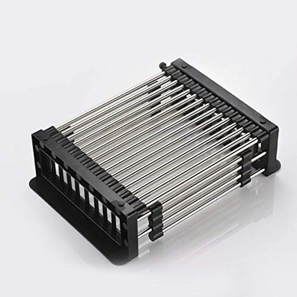 Adjustable Stainless Steel Drainer Basket Drain Tray