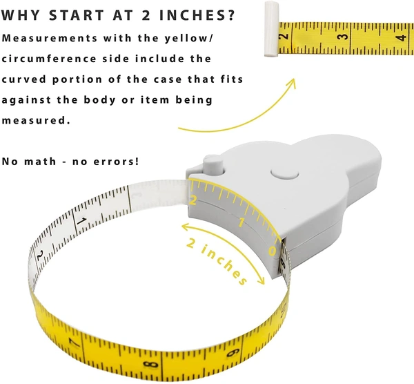 Body Measure Inch Tape with Lock Pin