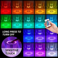 Diamond Crystal Lamp 16 Color Changing RGB Touch+Remote Control (1pc)