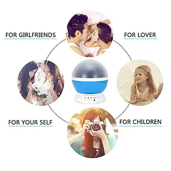 Star Master Rotating 360 Degree Kids Toys Moon Light Projector For Room Night Light For kids Room Cool Gadgets