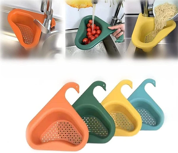 Swan Drain Basket for Kitchen Sink Triangle Sink Filter