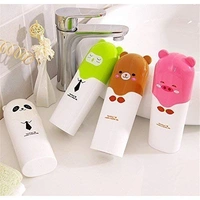 Teddy Cartoon Shape Toothbrush Holder 1pcs