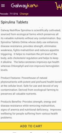 Galway Spirulina Tablet - 1pac