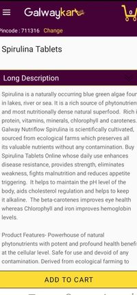 Galway Spirulina Tablet - 1pac