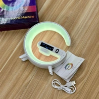 4 in 1 Wireless Speaker, Night Light, Wireless Charger And Clock, 2024 New Bluetooth Speaker, 5W Fast Charge, Wireless Charging Lamp for Home Office, Mood Lamp for Wireless Charger