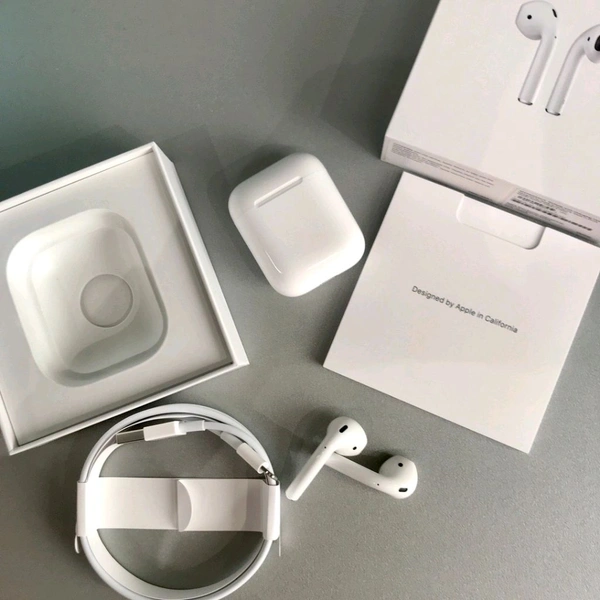 Air Pods 2 Awesome Quality With Original Brand Box Packing, Calling Features Working With Both Side Sensors Working